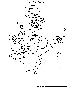 20"/22"-mower housing Diagram and Parts List for 8-22253  Murray Lawn Mower