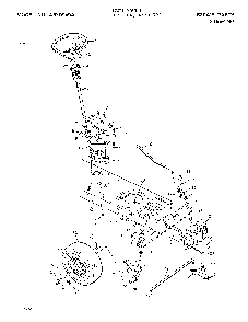 Steering Diagram and Parts List for 3396804  Murray Lawn Mower