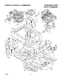 Body chassis Diagram and Parts List for 30560X60A  Murray Lawn Mower