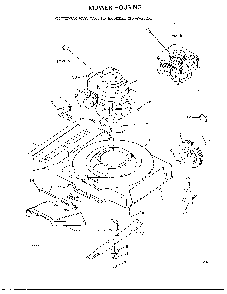 Mower  housing Diagram and Parts List for 8-22251  Murray Lawn Mower