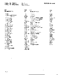 Chassis and hood page 2 Diagram and Parts List for 40627A  Murray Lawn Mower