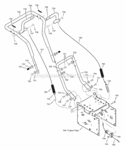 Part Location Diagram of 5146E701 Murray HANDLE, RIGHT