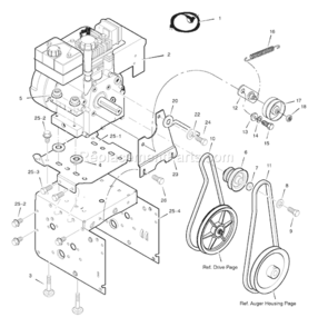 Part Location Diagram of 1501049E549 Murray FRAME, MOTOR BOX