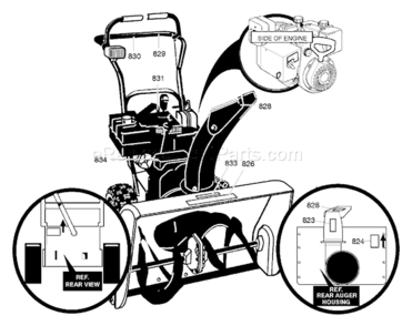 Part Location Diagram of 48X5562 Murray Decal-9/24