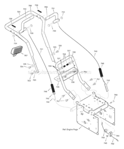 Part Location Diagram of 1501730MA Murray Complete Light Assembly