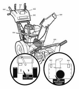 Part Location Diagram of 48X5597 Murray DISCONTINUED