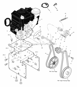 Part Location Diagram of 1501994 Murray SHIELD, BRIGGS ENGINE