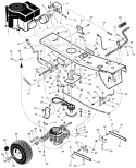 Page C Diagram and Parts List for C950-60405-1  Murray Lawn Tractor