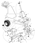 Page F Diagram and Parts List for C950-60405-2  Murray Lawn Tractor