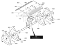 Part Location Diagram of 1901013E549 Murray Shield, Tine
