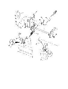 Mower lift Diagram and Parts List for MS18542-96044000800  Murray Lawn Tractor