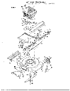 22" self propelled Diagram and Parts List for 37427  Murray Lawn Mower