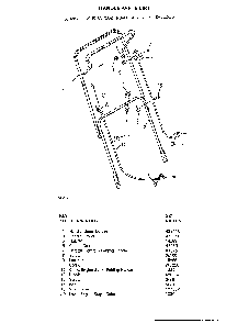 Handle Diagram and Parts List for 8-22261X92  Murray Lawn Mower