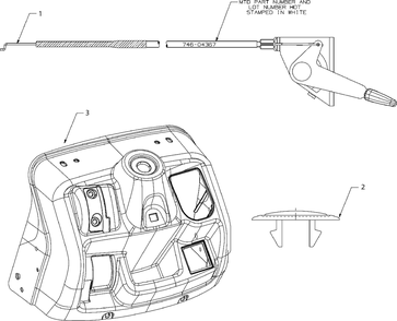 Dash-Upper Diagram and Parts List for M175-42 (13BN77SS058)(2020) Murray Lawn Tractor