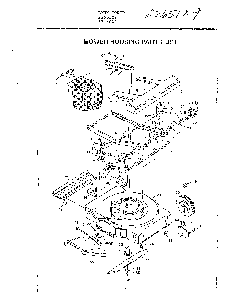 Mower housing Diagram and Parts List for 3746002  Murray Lawn Mower