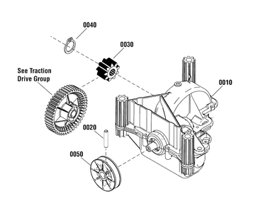 Part Location Diagram of 1754943YP Murray PULLEY, DRIVEN, GT H0