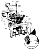 Part Location Diagram of 313892 Murray Decal, Danger Chute