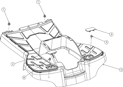 Running Board Diagram and Parts List for 13CC26JD058 2018 Murray Lawn Tractor
