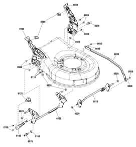 Lift Group (1696369) Diagram and Parts List for MXMH19850EX (1696369-00)(2013) Murray Lawn Mower