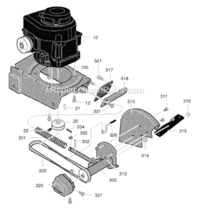 Page A Diagram and Parts List for EV3550X4NA  Murray Edger