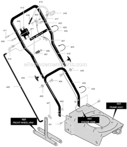 Page B Diagram and Parts List for EV3550X92NA  Murray Edger