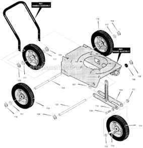 Page C Diagram and Parts List for EV3550X92NA  Murray Edger