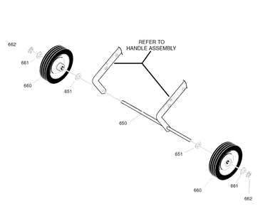 Wheels Diagram and Parts List for 525-21 (1695538)(2009) Murray Snow Blower