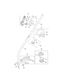General Assembly Diagram and Parts List for MS2550 41CDZ20C768 Murray Trimmer