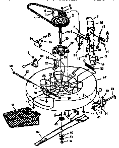 Part Location Diagram of 55920E701 Murray Bracket