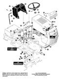 Part Location Diagram of 326522MA Murray Bearing, Hood