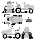 Part Location Diagram of 336876 Murray Decal, Caution Console Top