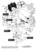 Part Location Diagram of 324909-853 Murray Support, Steering