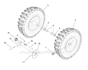 Part Location Diagram of 1735358YP Murray Wheel & Tire Assembly, R.H. Snow Xtrac 16 X 4.8-8