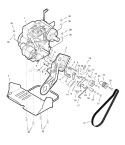 Page F Diagram and Parts List for LP1695445 522E - 2008 Murray Snow Blower
