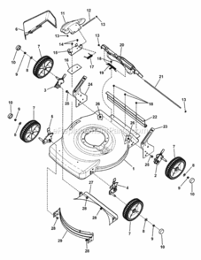 Deck_Assembly Diagram and Parts List for M22550 7800453 2010 Murray Lawn Mower