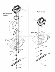 Part Location Diagram of 126T02-0675-B3 Murray * ENGINE, B&S, 675 Ser, B3, X-Spec