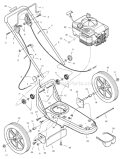 Page B Diagram and Parts List for SST22500  Murray Trimmer