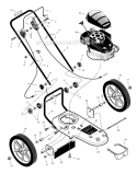 Part Location Diagram of 740150-833 Murray Frame, Trimmer