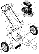 Part Location Diagram of 1601030MA Murray Engine