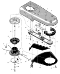 Part Location Diagram of 740175-884 Murray Assembly, Cutter Head & Wrap