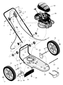 Page B Diagram and Parts List for TM6000X8C  Murray Trimmer