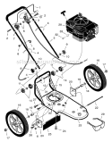 Page B Diagram and Parts List for TM6100X5A  Murray Trimmer