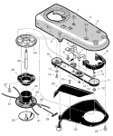 Page A Diagram and Parts List for TM6100X8B  Murray Trimmer