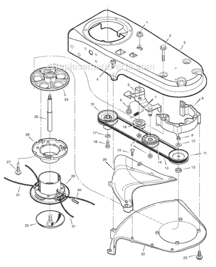 Page A Diagram and Parts List for TM6000X11NA  Murray Trimmer