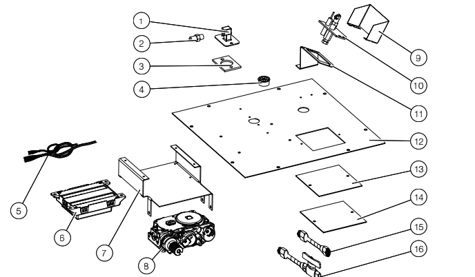 Section_3 Diagram and Parts List for BHD4PFCN  Napoleon Fireplace & Insert