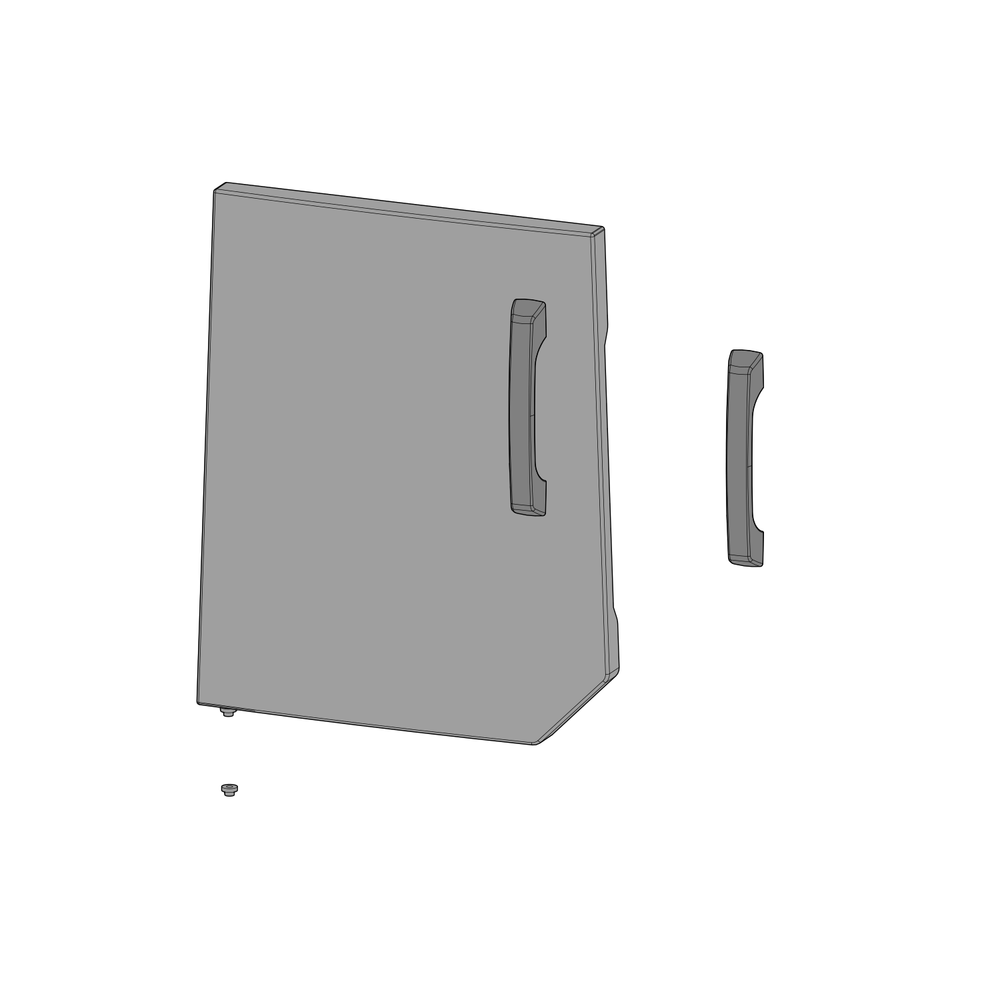 Door Diagram and Parts List for F365DPGT  Napoleon Built-In Cooking