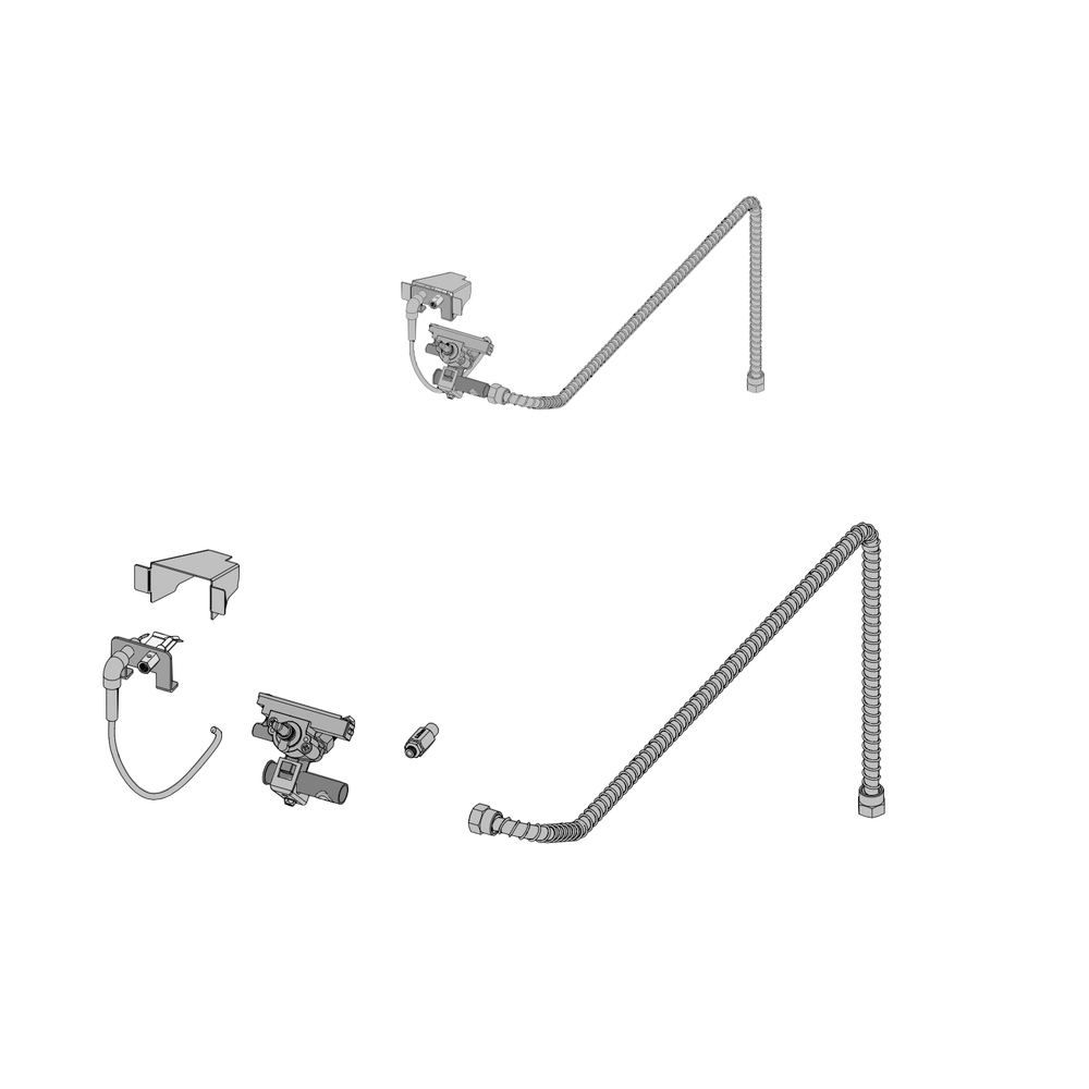 Gas Assembly Diagram and Parts List for BIB10IRPSS  Napoleon Grill
