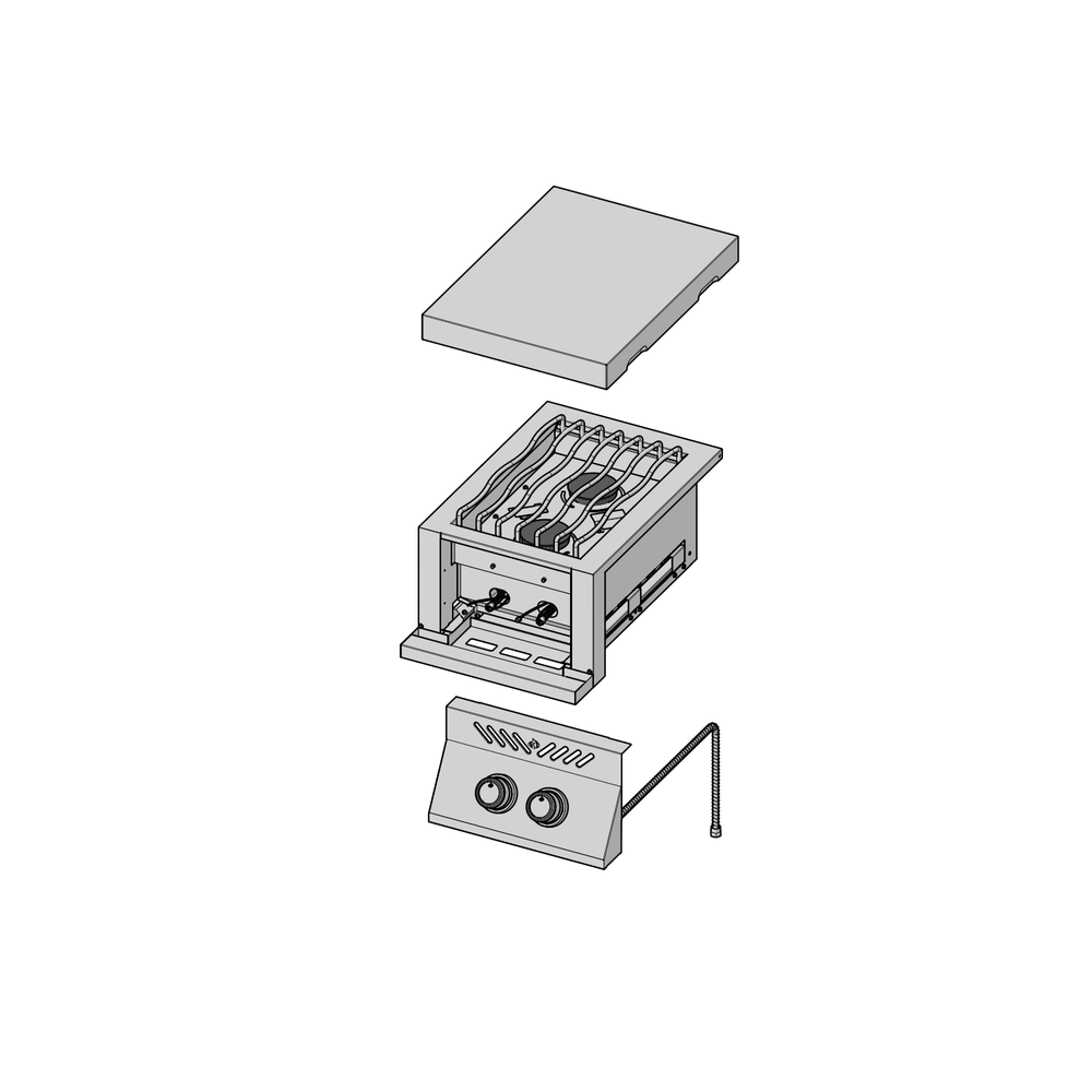 Main Exploded Diagram and Parts List for BI12RTNSS  Napoleon Grill