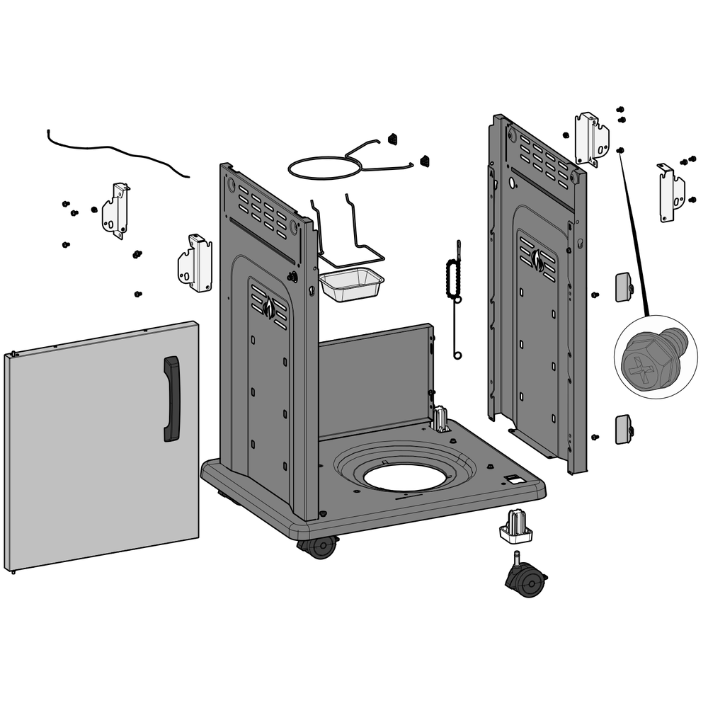 Cart Diagram and Parts List for RXT425SIBPSS-1  Napoleon Built-In Cooking