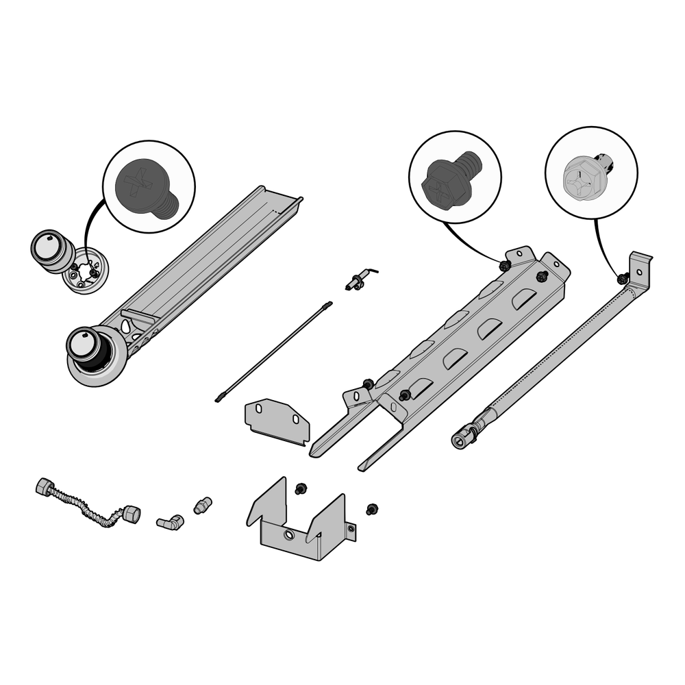 Smoker Diagram and Parts List for BIPRO665RBPSS-3  Napoleon Built-In Cooking